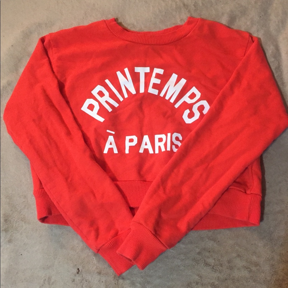 H&M Red Crop Top